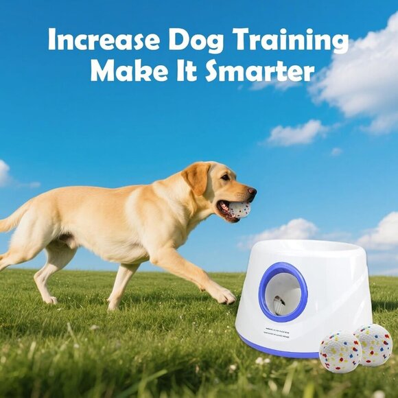 Automatic Dog Ball Launcher, Upgraded Interactive Dogs Balls Thrower for Small D - Picture 6 of 7
